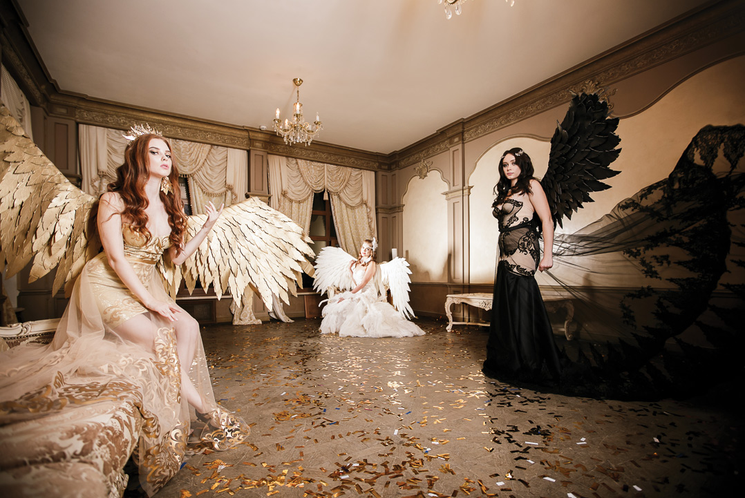 Defile de la collection Anges par LILIYA ATELIER lors de la soiree au DiStudio