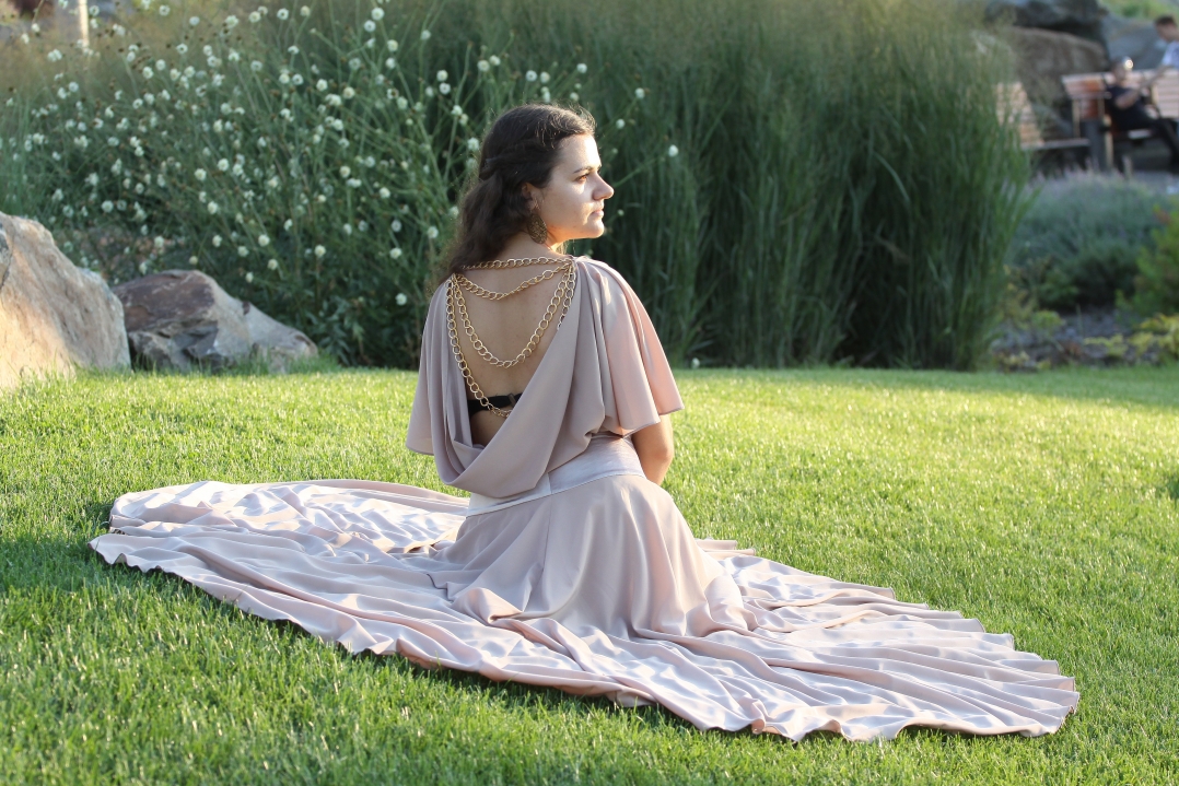 Robe de soiree de style grec