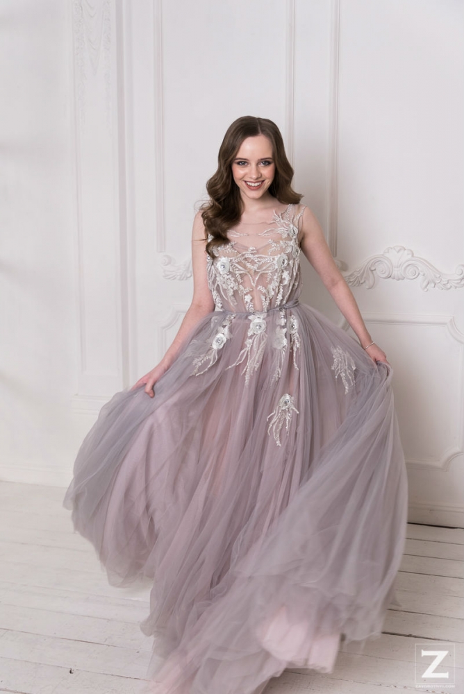 Robe de Soiree en Tulle avec Jupe Amovible Liliya Atelier #63